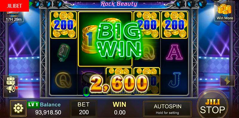 JILIBET Rocky Beauty Slot Machine Bonus Game