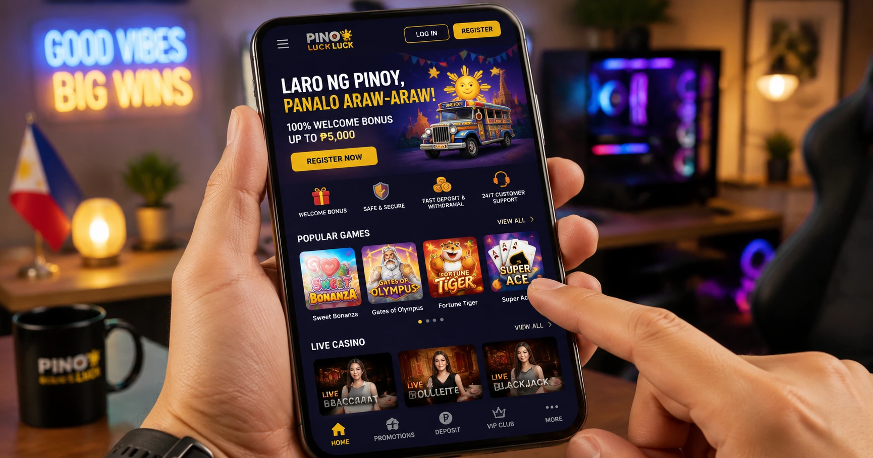 Overview of Swerte99 casino login - image 2 Overview of Swerte99 casino login - image 2